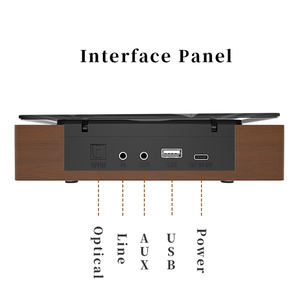 <span class=keywords><strong>Lecteur</strong></span> <span class=keywords><strong>CD</strong></span> Portable mural <span class=keywords><strong>avec</strong></span> Port Audio 3.5mm, <span class=keywords><strong>avec</strong></span> <span class=keywords><strong>sortie</strong></span> BT, USB AUX, meilleure vente - Product Image 3