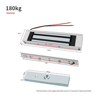 Serrure magnétique électronique DC12V à sécurité garantie pour porte simple en métal, porte de sécurité, portail communautaire