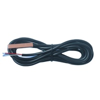 Capteur de température PT100 de haute qualité avec sonde en acier inoxydable câble en silicone haute température rouge