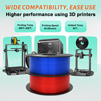 Filament 3D PETG mat haute vitesse LZK personnalisé en gros, 1 kg par rouleau, 1,75 mm, 240°C, CN GUA pour imprimantes 3D