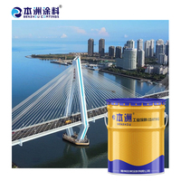 Peinture de finition fluorocarbone pour garde-corps de pont Benzhou, structure de traction, pont en béton, fournitures industrielles lourdes