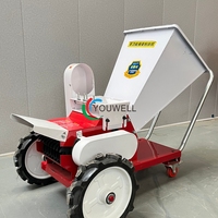 Broyeur d'aliments pour animaux multifonctionnel Hachoir à fourrage Coupe-paille Capacité 500-1000 kg/h Moteur 3kw pour ferme d'ensilage de foin