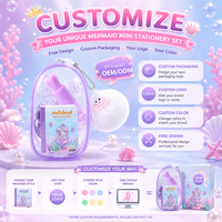 Kit Mini Tout-en-Un Thème Océan Rêveur Écologique Non Toxique Parfait pour Anniversaire Rentrée Scolaire Cadeau de Fête