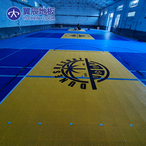 Độ đàn hồi cao Modular lồng vào nhau sàn gạch cho pickleball Tòa Án với biểu tượng tùy chỉnh - Product Image 3