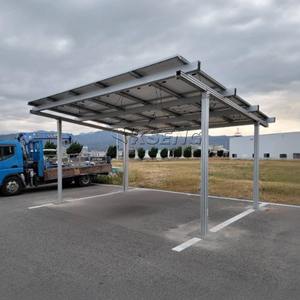 Estoque Europeu Durável PV Sistema De Montagem Solar Al6005-t5 Alumínio Solar <span class=keywords><strong>Carport</strong></span> Estacionamento <span class=keywords><strong>Carport</strong></span> Shed <span class=keywords><strong>Carport</strong></span> - Product Image 4