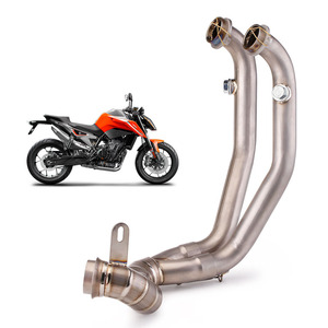 Tubo de conexión de escape para motocicleta, silenciador de tubo de conexión frontal modificado, aleación de titanio para <span class=keywords><strong>DUKE</strong></span> 790 2018 - 2023 años - Product Image 2