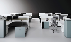 Poste de travail individuel en aluminium de luxe le plus populaire, design moderne, pour usage industriel, grand bureau de travail Borito FX40 - Product Image 4