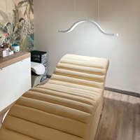 FOSOTO Réglable Demi Lune Plafond LED Cils Lampes 3 Couleurs Applique Lustre Plafonnier pour Cils Lit Facial Cils