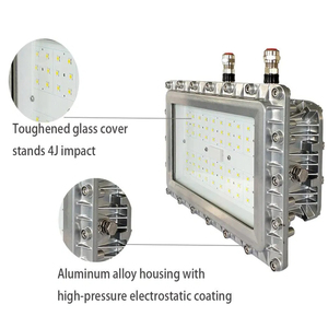 كشاف إضاءة مضاد للانفجار لا يحتاج إلى صيانة WHD97، أضواء كاشفة للمشاريع الهندسية ومحطات الفحم ومحطات الوقود والأنفاق - Product Image 5