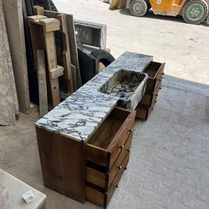 Элегантная Современная мраморная ванная комната Calacatta - Product Image 2