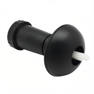 Válvula de cierre con botón para inodoro, de plástico negro, para control de agua en el tanque del inodoro - Product Image 3