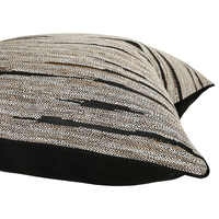 Housse de coussin décorative 60x60 45x45 50x50 Noir Gris – Décoration d'intérieur, Oreillers d'hôtel haut de gamme, Housse de coussin pour canapé et chambre
