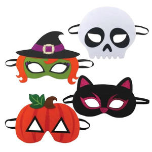 Masques faciaux de déguisements pour enfants A784 Costume de fête en mousse de feutre pour garçons et filles Vente en gros ODM Masques de fête d'usine personnalisés <span class=keywords><strong>Diablo</strong></span> - Product Image 1