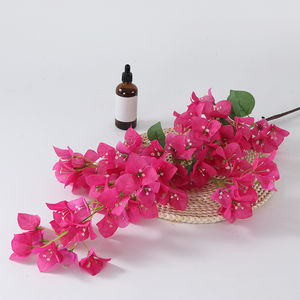 Fleurs artificielles en soie violette, 120 cm, fausses fleurs, boupochette pour la décoration, vente en gros - Product Image 5