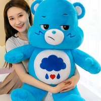 Ours en peluche géant transfrontalier Arc-en-ciel, Poupée Ours Cœur, Grande Taille