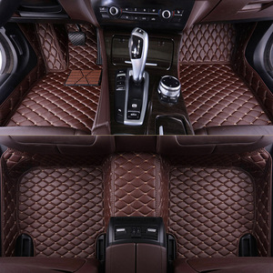 Alfombrillas de Coche de Cuero Genuino Antideslizantes y Personalizables, Alfombras Interiores para Coche Inodoras, Impermeables y Resistentes al Desgaste, Material XPE - Product Image 5