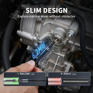 Boroscopio automotriz controlado por joystick de 4 direcciones y 720 grados, endoscopio industrial a prueba de aceite e impermeable para tuberías, boroscopio industrial. - Product Image 2
