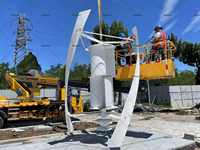 Fabrication de turbine éolienne verticale 1kw 2kw 3kw Flyt Générateur d'énergie éolienne à turbine 1kw fabriqué en usine pour un usage domestique pour le produit