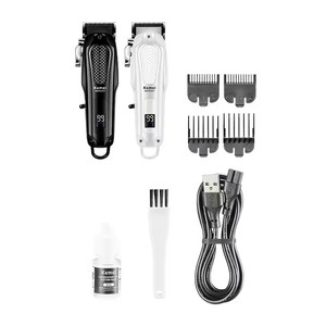KEMEI Km-pg1071 Display Electric Cordless Powerful Hair Clipper <strong>Trimmer</strong> Fast Charging Professional <strong>Black</strong> <strong>Trimmer</strong> Man - Product Image 5