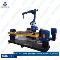 Bras robotisé à 7 axes, robot de soudage CNC 3D MIG ARC MAG pour l'acier, le métal, l'acier inoxydable, nouvelle zone de travail de 1500 mm, Artechcnc