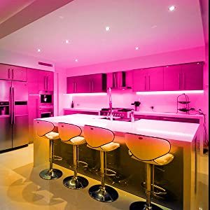 50ft 2835 <b>RGB</b> IC Light Strip Indoor Decoration Color Changing Flex Smart LED Strip Light - Product Image 5