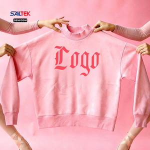 Felpe con cappuccio personalizzate da <span class=keywords><strong>donna</strong></span>, pullover in pile con spalle scese, tinta unita, vestibilità ampia, maglione oversize da <span class=keywords><strong>donna</strong></span>, felpa con collo alto da <span class=keywords><strong>donna</strong></span> - Product Image 1