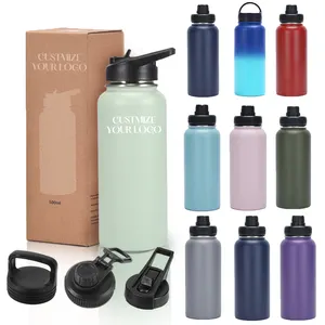 Flaconi sottovuoto per sublimazione più venduti thermos bottiglie d'acqua isolate