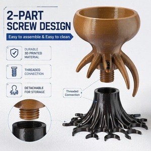 Distributeur de vin réutilisable en plastique alimentaire à huit becs, design pieuvre, nouveauté durable et tendance pour mariages, Noël et outils de bar - Product Image 6