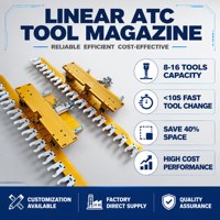 Routeur CNC JLE CNC TECH avec magazine d'outils linéaire 12 outils ATC 1325 pour la découpe de meubles et d'armoires