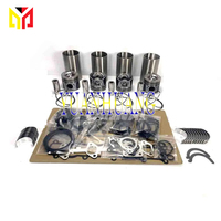 Kit de reconstruction de révision de moteur Jeu de joints de roulement de piston de chemise de cylindre pour pièces de rechange de moteur Doosan Daewoo D24 D34