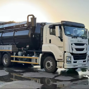 Nouveau <span class=keywords><strong>camion</strong></span> de collecte et de nettoyage des eaux usées ISUZU à cabine simple, moteur diesel, <span class=keywords><strong>17m3</strong></span>, pompe à vide, transmission manuelle, norme d'émission EURO 5 - Product Image 1