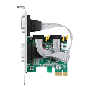 Tarjeta serial con cable externo <span class=keywords><strong>PCI</strong></span> <span class=keywords><strong>Express</strong></span> RS232 DB9 (2S) de 2 puertos con salida de alimentación de 5V/12V 240Mbps Producto en stock - Product Image 2