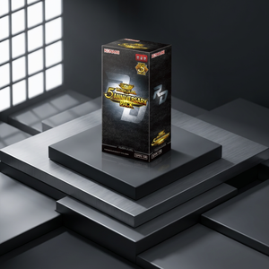 กล่องบูสเตอร์แพ็คฉลองครบรอบ 5 ปี TCG ยูกิโอ รัชดวล 15 ซอง ภาษาเกาหลี ซีลปิดผนึก จำหน่ายโดย Konami - Product Image 1