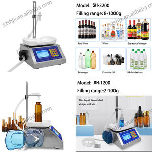 SH-L36 haute précision pesage remplissage verre shampooing Gel boisson huile d'olive vin eau Sauce semi-automatique sous Machine engrenage - Product Image 5