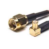 Câble RF coaxial SMA mâle vers MCX MMCX mâle RG316, pigtail 50 Ohm à faible perte, rallonge d'antenne, jumper 6 GHz, 20 cm