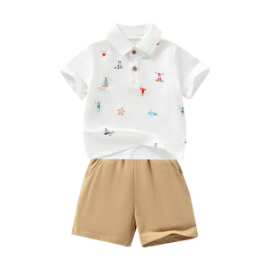 Set di Abbigliamento Formale <span class=keywords><strong>per</strong></span> Bambini, 3 Pezzi: Camicia Floreale, Pantaloni e Salopette, Completo <span class=keywords><strong>per</strong></span> Bambino <span class=keywords><strong>per</strong></span> Feste di Compleanno - Product Image 3