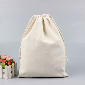 Sac à main en coton 100% naturel biodégradable et lavable à double cordon - Sacs en mousseline géométriques de 10 x 12 pouces pour le rangement des chaussures - Product Image 3