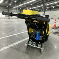 Polisseuse de sol électrique à faible bruit et haute efficacité pour travaux de nivellement de revêtements en ciment commerciaux