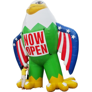 Ballon publicitaire géant en forme d'<span class=keywords><strong>aigle</strong></span>, drapeau patriotique, en PVC, pour utilisation en intérieur/extérieur - Product Image 2