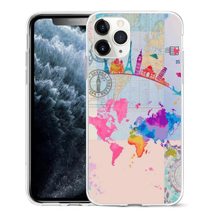 <span class=keywords><strong>Funda</strong></span> de teléfono TPU con estampado de mapa mundial, cobertura completa para <span class=keywords><strong>iPhone</strong></span> 6 7 8 Plus X XS Max XR 11 Pro Max <span class=keywords><strong>SE</strong></span> <span class=keywords><strong>2020</strong></span> - Product Image 5