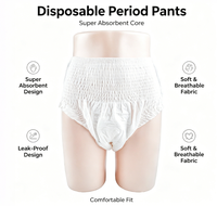Culottes hygiéniques jetables douces et respirantes pour femmes, haute absorption, pour soins menstruels féminins