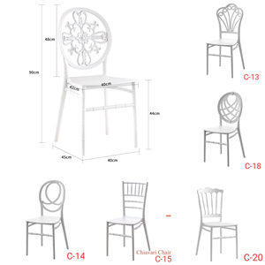 Sillas Chiavari de PP Resistentes y Económicas al por Mayor para Bodas y Fiestas al Aire Libre - Product Image 6
