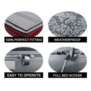 KSCPRO HL Series Hard Tri-Fold Low Profile Truck Bed Pickup Tonneau Cover pour NISSAN 2022-2025 <span class=keywords><strong>FRONTIER</strong></span> 5 'BED - Product Image 6