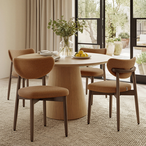 <span class=keywords><strong>Chaises</strong></span> de salle à manger modernes <span class=keywords><strong>VASAGLE</strong></span> avec sièges en tissu aspect lin rembourrés et structure en bois de caoutchouc, lot de 4 pour cuisine et salle à manger - Product Image 1