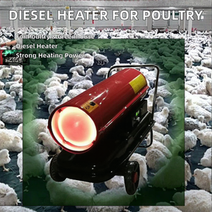 Calentador de Aire Diésel para Cría de Aves de Corral de 30kw, 50kw, 60kw con Motor de 220V, Construcción de Aluminio, Control Preciso de Temperatura - Product Image 2