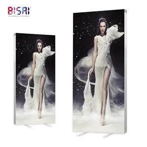 Custom Tool Free Seg Double Sided Fabric LED Display Advertising Banner Lightbox Light Box