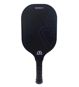 Échantillon gratuit, qualité supérieure, logo personnalisé, nouvelle raquette de pickleball populaire approuvée par l'USAPA en fibre de verre, fibre de carbone et graphite avec texture. - Product Image 2