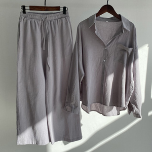 <span class=keywords><strong>Set</strong></span> da <span class=keywords><strong>donna</strong></span> in cotone e <span class=keywords><strong>lino</strong></span> nuovo <span class=keywords><strong>Set</strong></span> da <span class=keywords><strong>donna</strong></span> in <span class=keywords><strong>lino</strong></span> oversize di alta qualità da <span class=keywords><strong>donna</strong></span> - Product Image 3