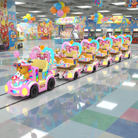 Tren Eléctrico Comercial Sin Rieles de Dibujos Animados Lindos y Divertidos para Parques de Atracciones y Centros Comerciales de Alto Tráfico