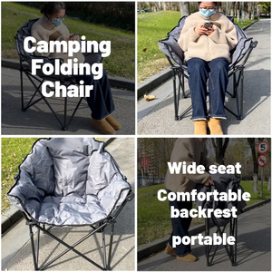 Sang Trọng Quá Khổ Lười Biếng Vòng <span class=keywords><strong>Sofa</strong></span> Độn Chiếc Đĩa Di Động Gấp Cắm Trại Mặt Trăng Gấp Ghế Cho Ngoài Trời - Product Image 2